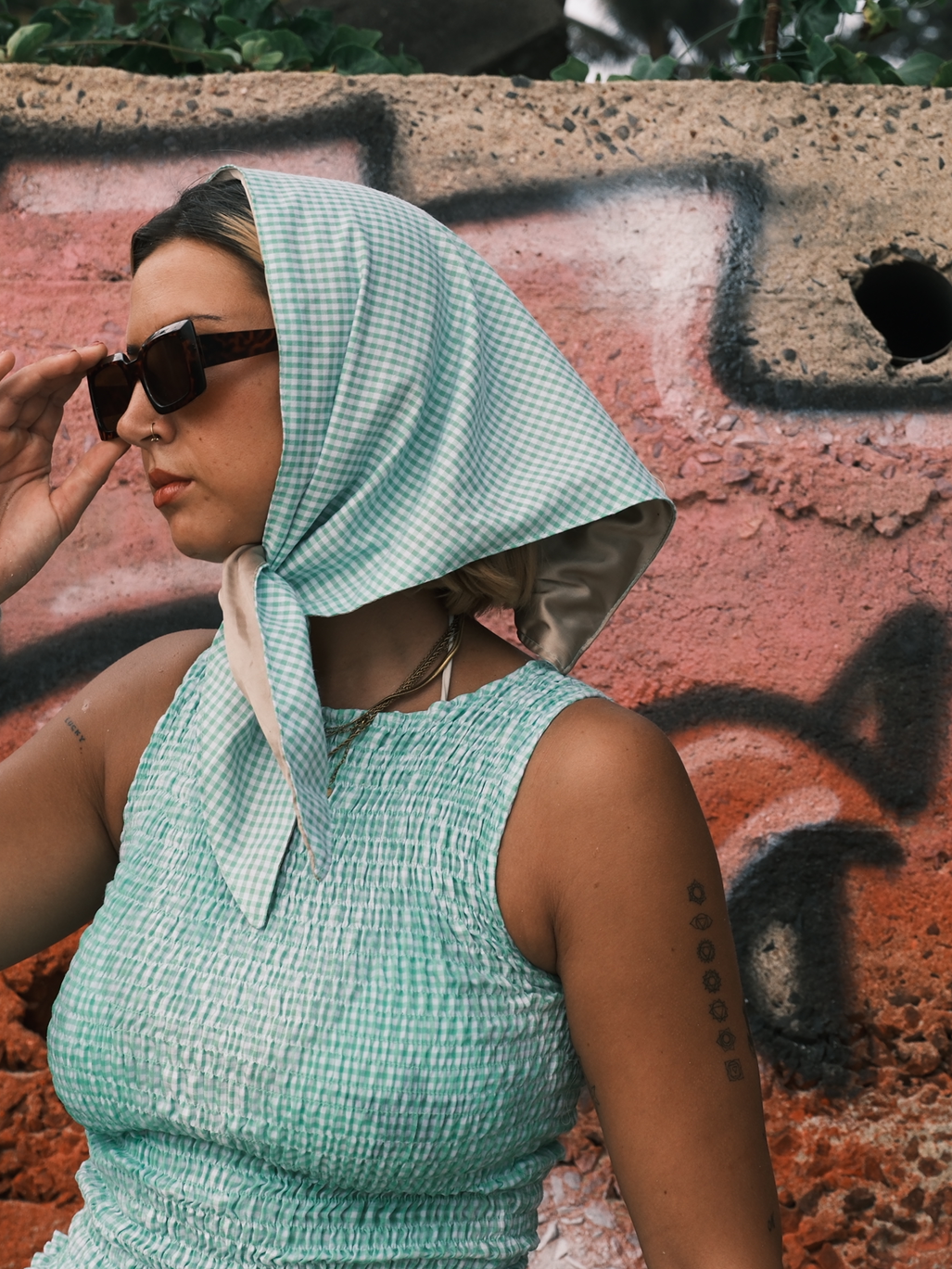 Green Ginghan Full Capsule Set