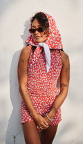 Red Flower Power Co Ord